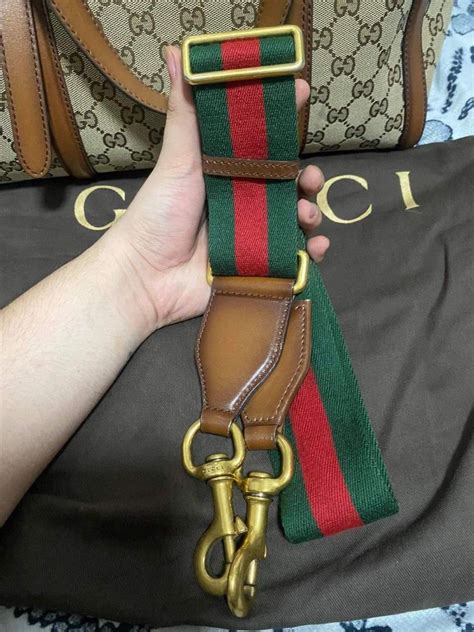 gucci bag blue strap|Gucci bag strap only.